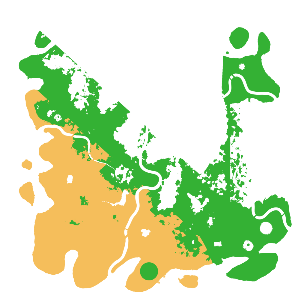 Biome Rust Map: Procedural Map, Size: 4500, Seed: 734222931