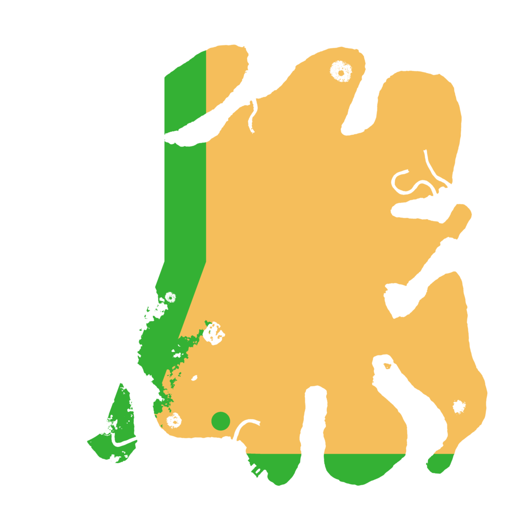 Biome Rust Map: Procedural Map, Size: 3700, Seed: 990466709