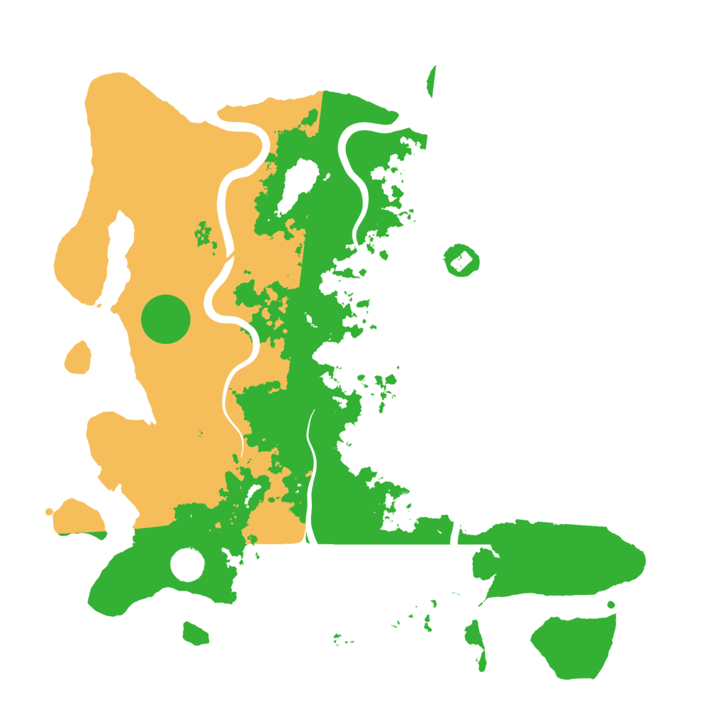 Biome Rust Map: Procedural Map, Size: 3900, Seed: 93