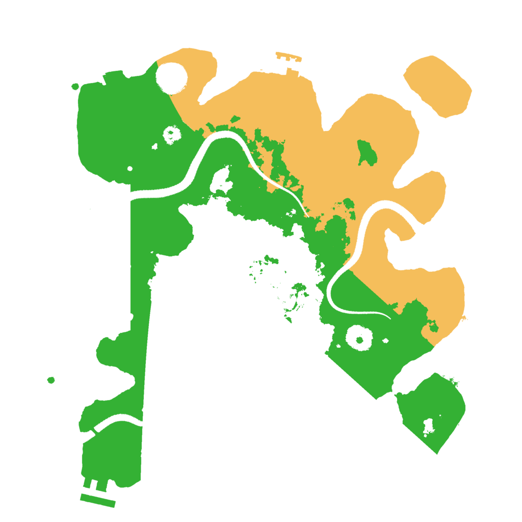 Biome Rust Map: Procedural Map, Size: 3000, Seed: 246578551