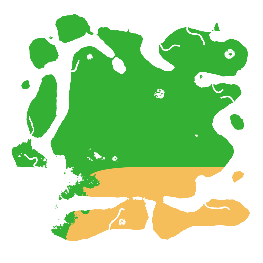 Biome Rust Map: Procedural Map, Size: 4000, Seed: 7954011