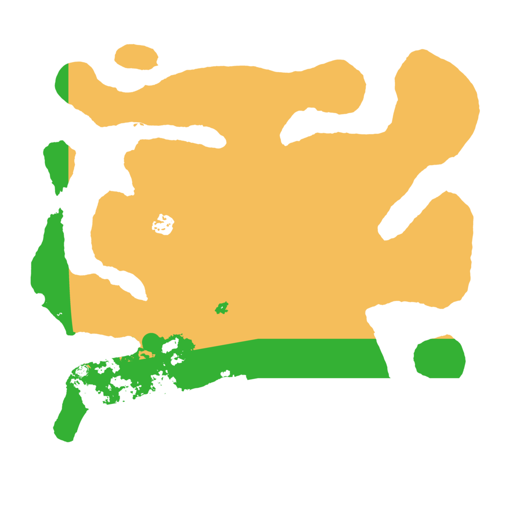 Biome Rust Map: Barren, Size: 3700, Seed: 940005484