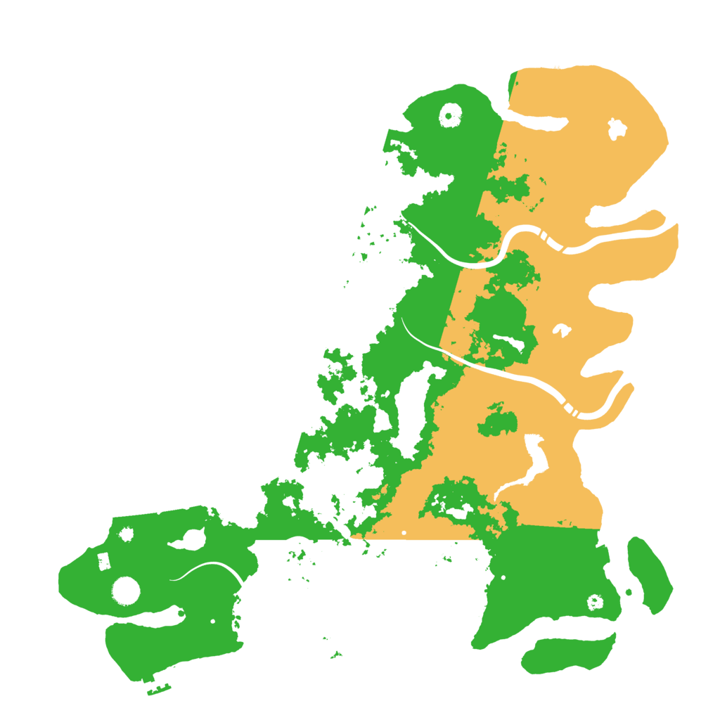 Biome Rust Map: Procedural Map, Size: 4500, Seed: 6853691