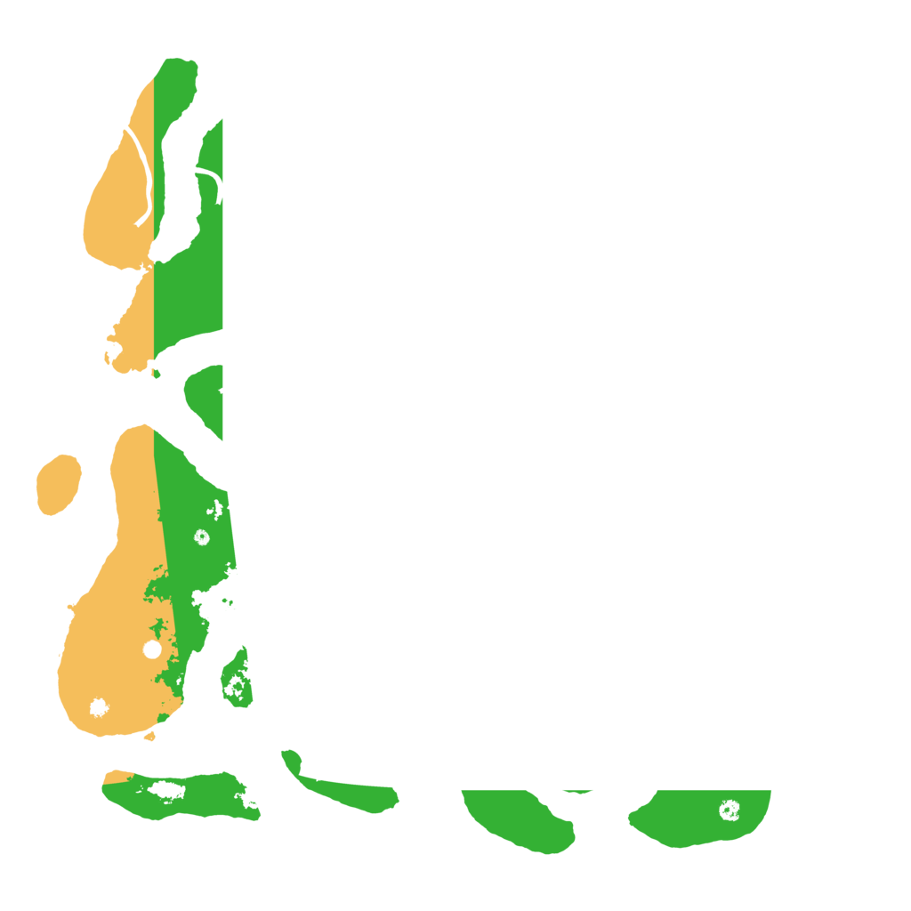 Biome Rust Map: Procedural Map, Size: 4400, Seed: 5974477