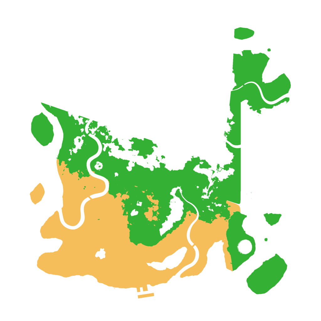 Biome Rust Map: Procedural Map, Size: 4000, Seed: 2342342