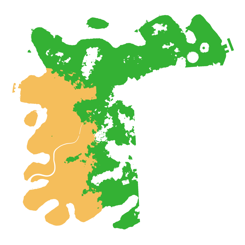 Biome Rust Map: Procedural Map, Size: 3800, Seed: 576456234