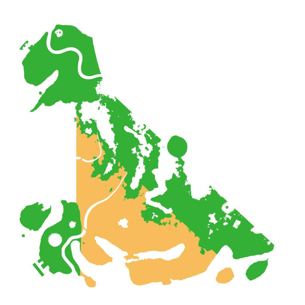 Biome Rust Map: Procedural Map, Size: 4000, Seed: 12414