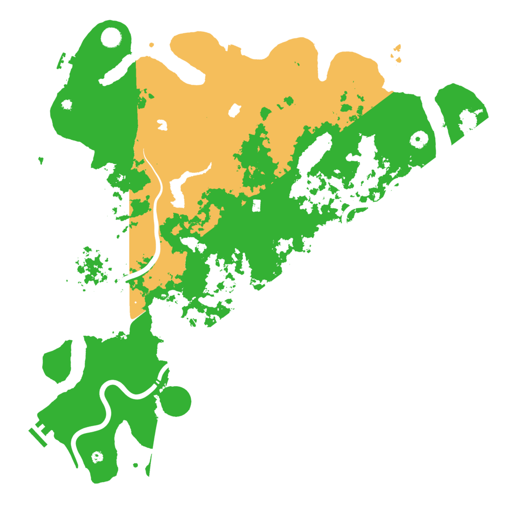 Biome Rust Map: Procedural Map, Size: 4500, Seed: 8758