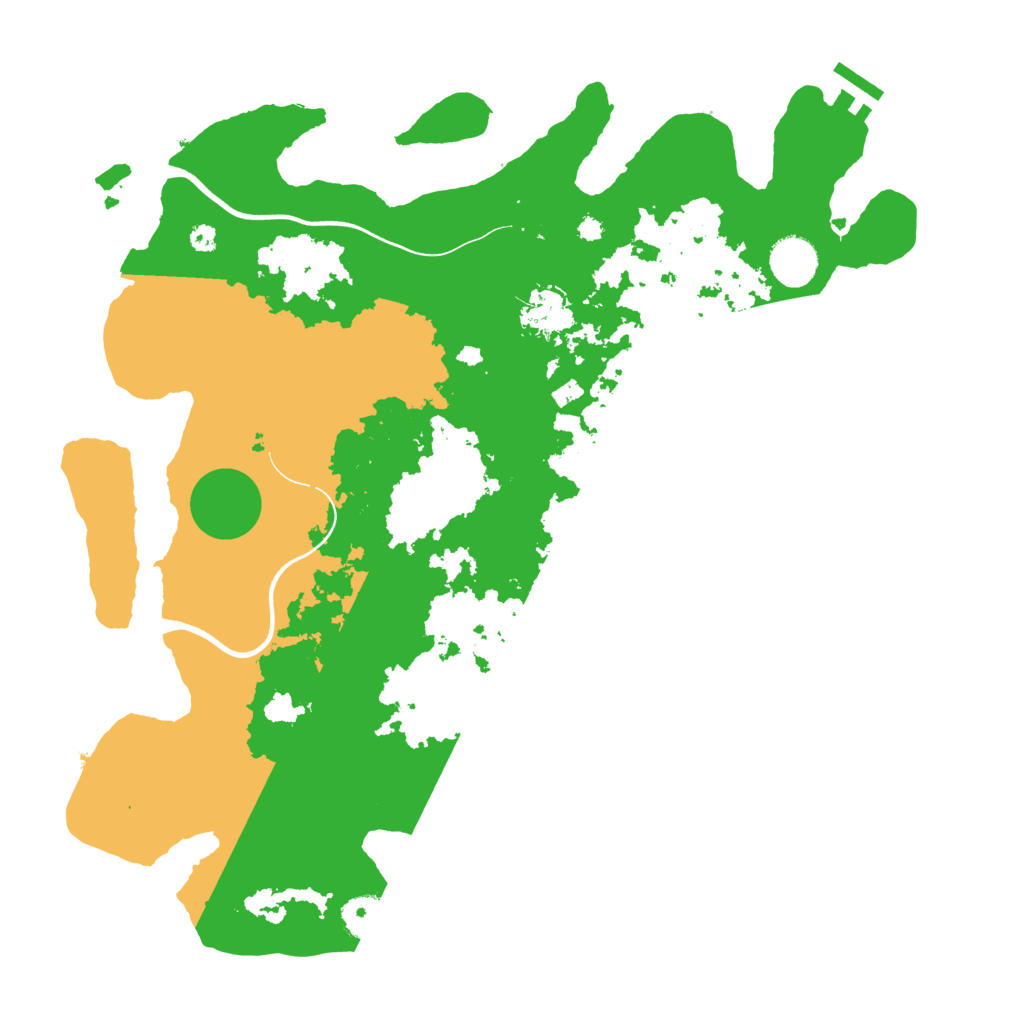 Biome Rust Map: Procedural Map, Size: 3800, Seed: 1010878094