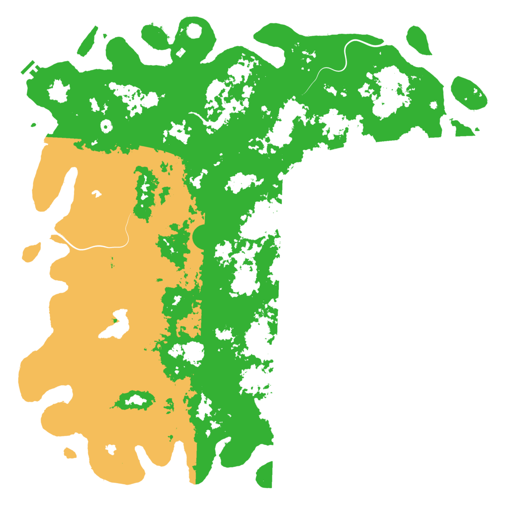 Biome Rust Map: Procedural Map, Size: 6000, Seed: 5945