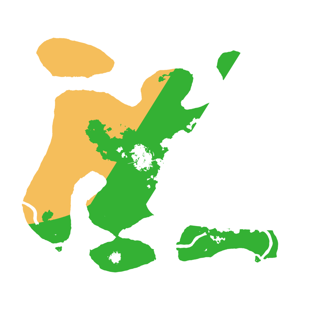 Biome Rust Map: Procedural Map, Size: 2500, Seed: 1072021