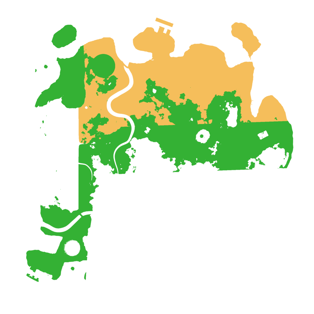 Biome Rust Map: Procedural Map, Size: 3500, Seed: 1365451805