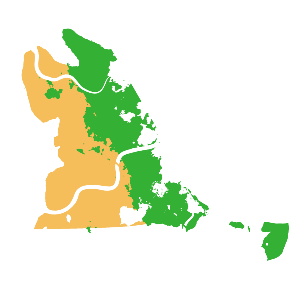 Biome Rust Map: Procedural Map, Size: 3500, Seed: 892058471
