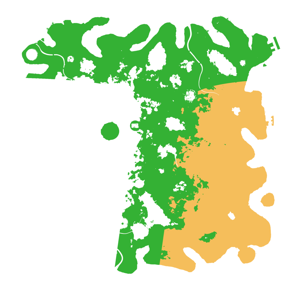 Biome Rust Map: Procedural Map, Size: 4500, Seed: 1106535803