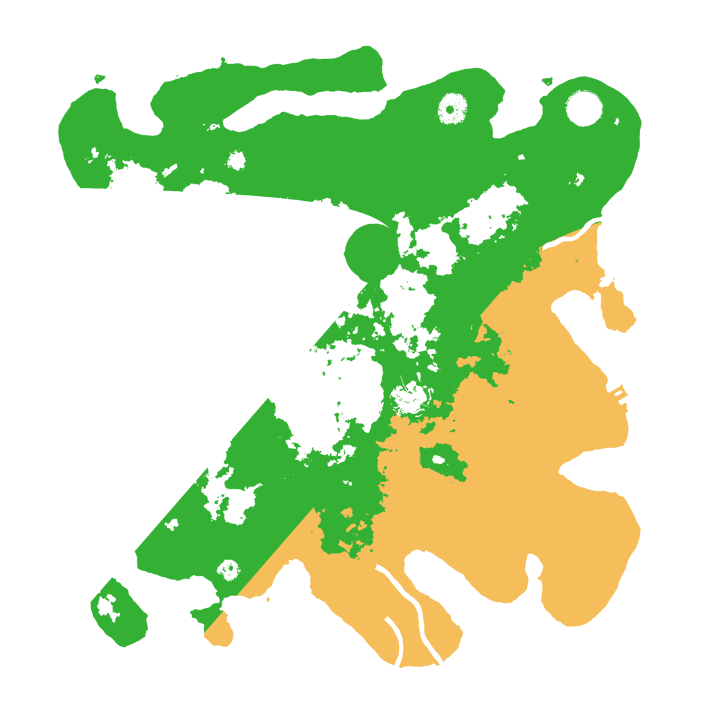 Biome Rust Map: Procedural Map, Size: 3500, Seed: 1863136127