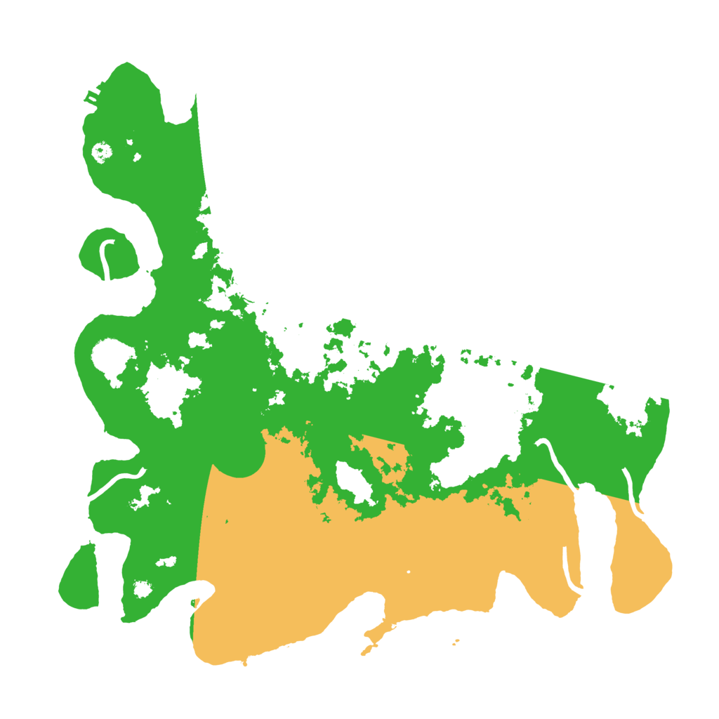 Biome Rust Map: Procedural Map, Size: 3700, Seed: 1072021214