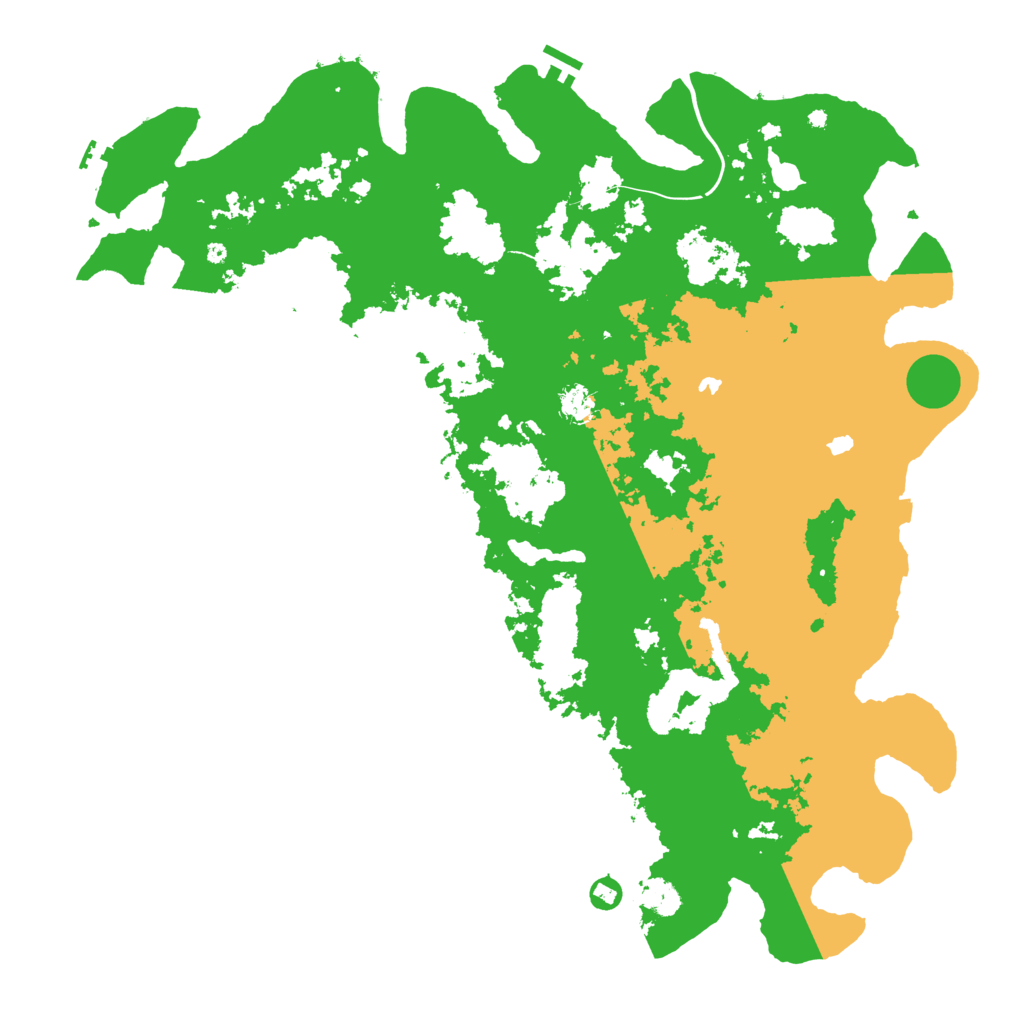 Biome Rust Map: Procedural Map, Size: 5000, Seed: 811103626