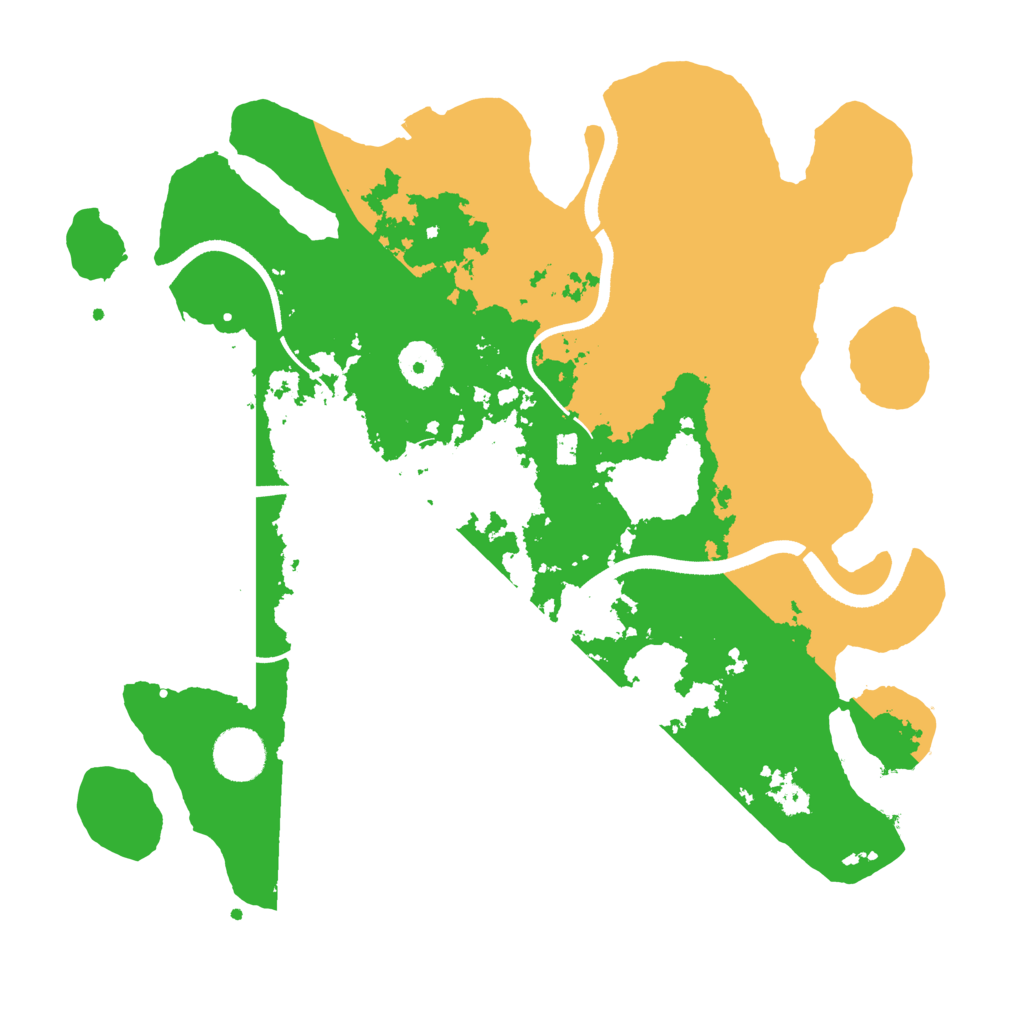 Biome Rust Map: Procedural Map, Size: 3500, Seed: 1130353798