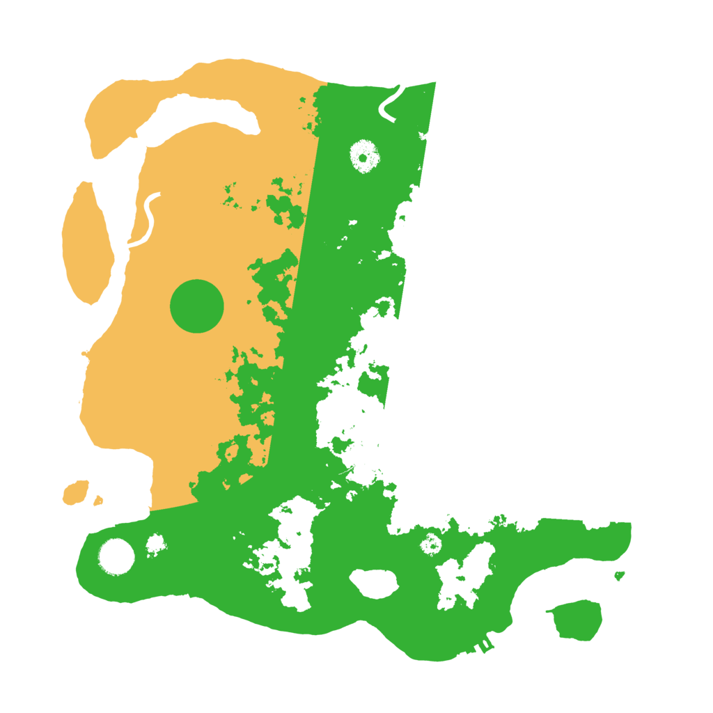 Biome Rust Map: Procedural Map, Size: 3500, Seed: 98357885