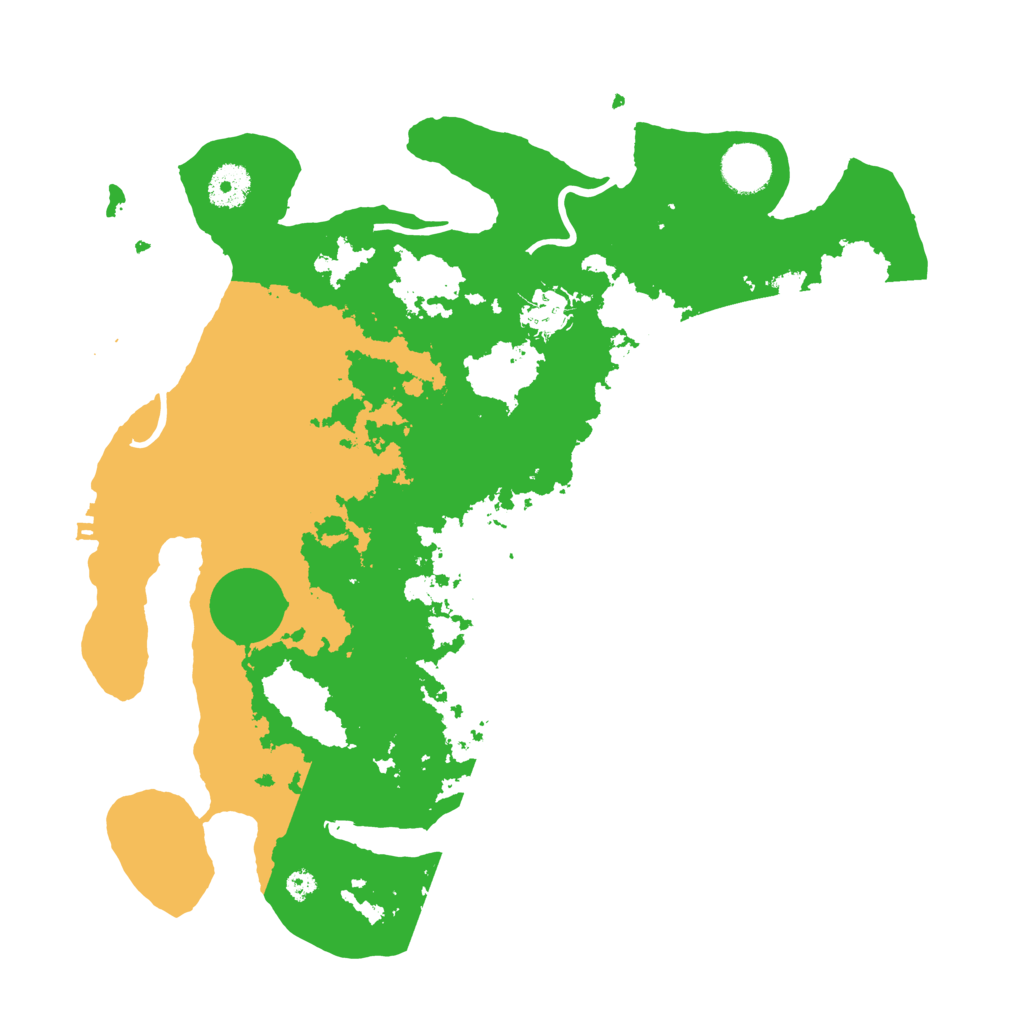 Biome Rust Map: Procedural Map, Size: 3600, Seed: 873324992