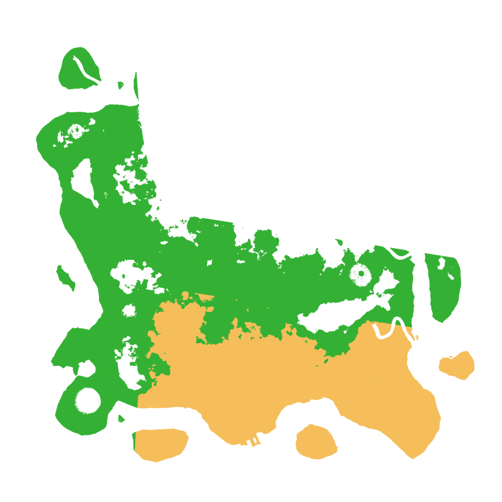 Biome Rust Map: Procedural Map, Size: 3500, Seed: 8493874