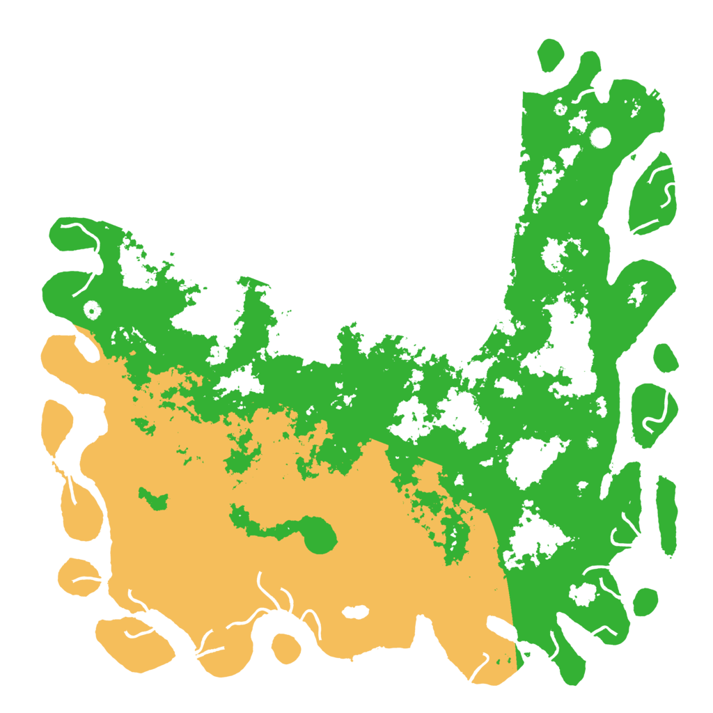 Biome Rust Map: Procedural Map, Size: 6000, Seed: 556204757