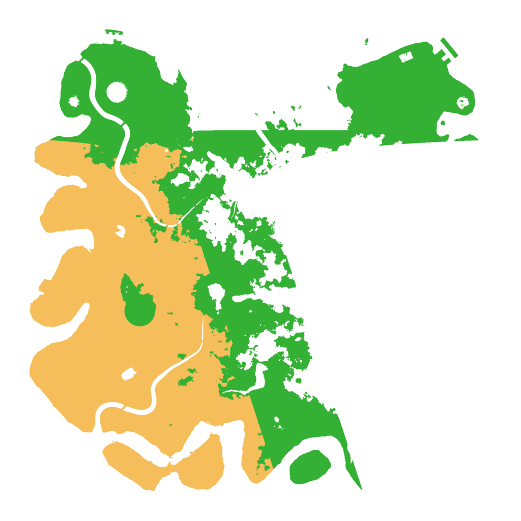 Biome Rust Map: Procedural Map, Size: 4500, Seed: 22112211