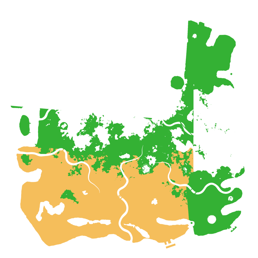 Biome Rust Map: Procedural Map, Size: 5300, Seed: 569675