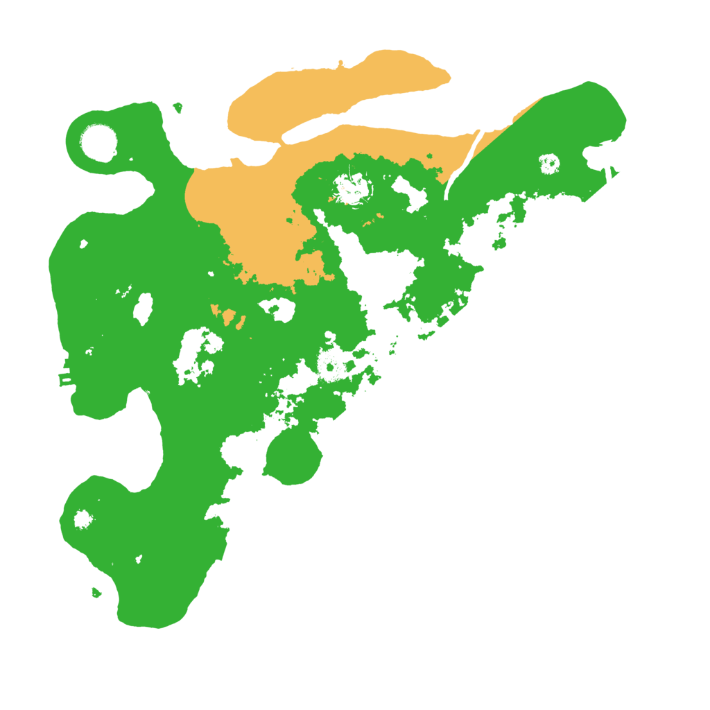 Biome Rust Map: Procedural Map, Size: 3500, Seed: 441388