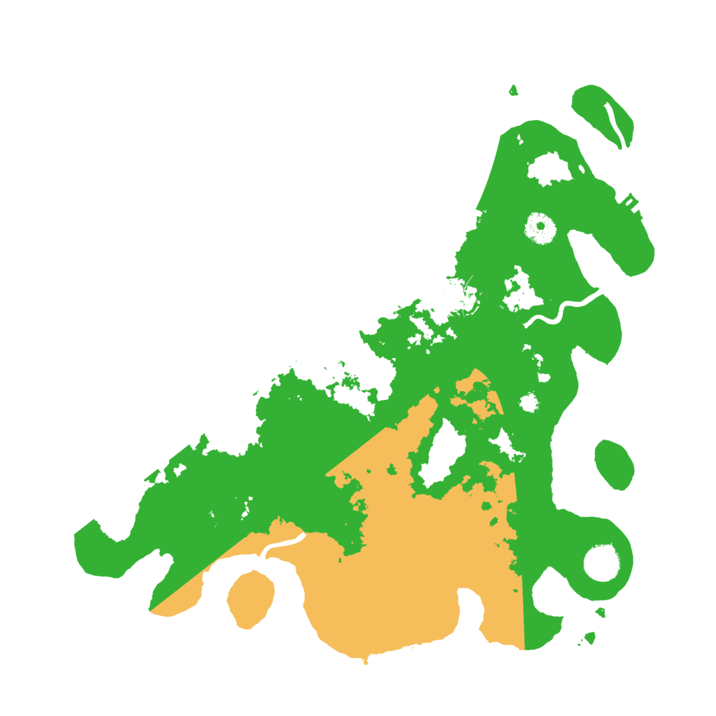 Biome Rust Map: Procedural Map, Size: 3500, Seed: 657064