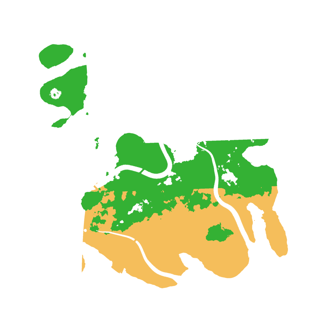 Biome Rust Map: Procedural Map, Size: 3000, Seed: 1432443484