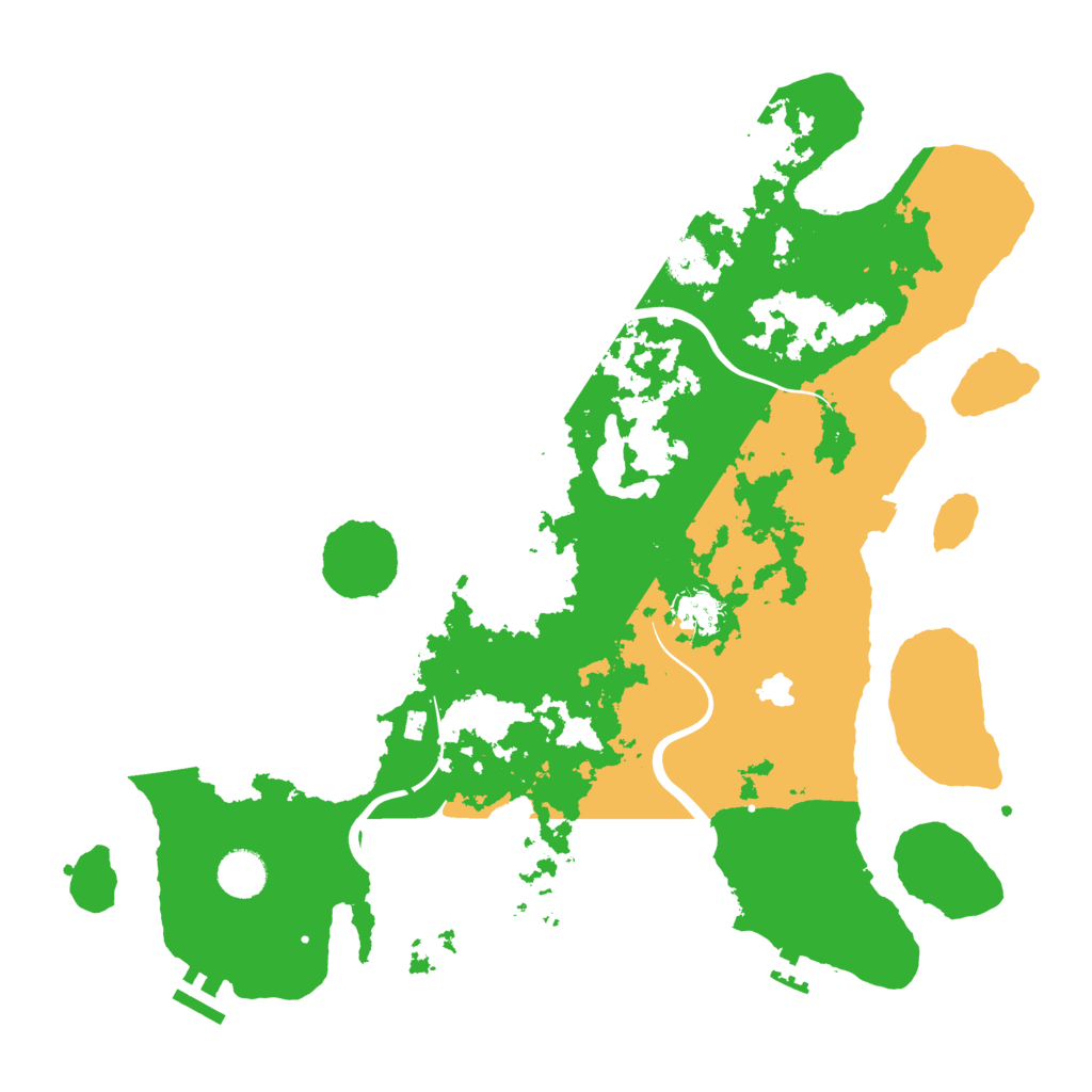 Biome Rust Map: Procedural Map, Size: 4000, Seed: 239301