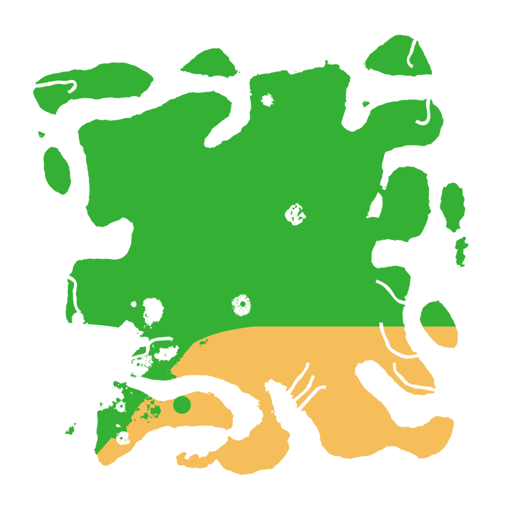 Biome Rust Map: Procedural Map, Size: 3800, Seed: 184032983