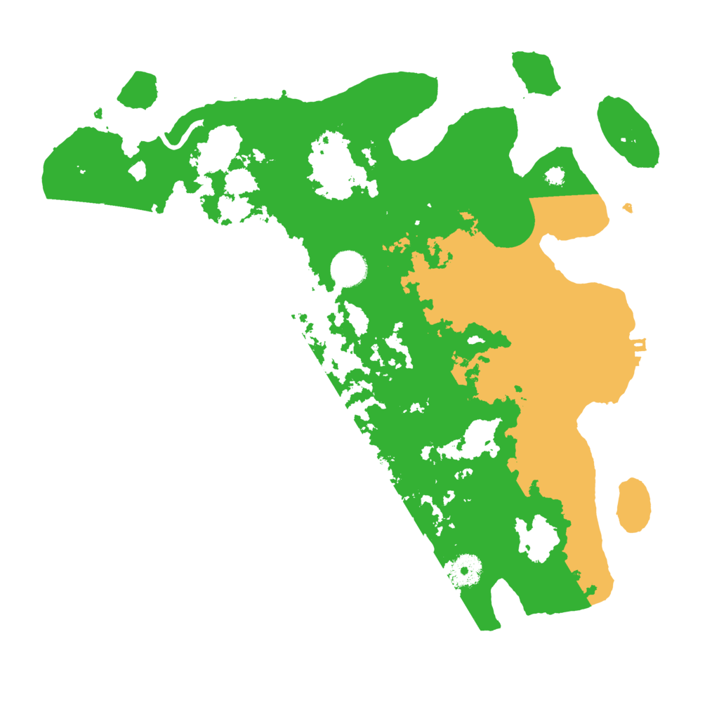 Biome Rust Map: Procedural Map, Size: 3500, Seed: 6453232