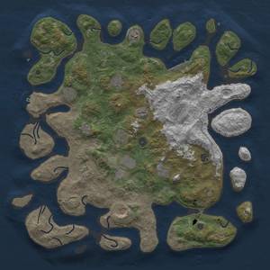 Thumbnail Rust Map: Procedural Map, Size: 4750, Seed: 1337, 19 Monuments