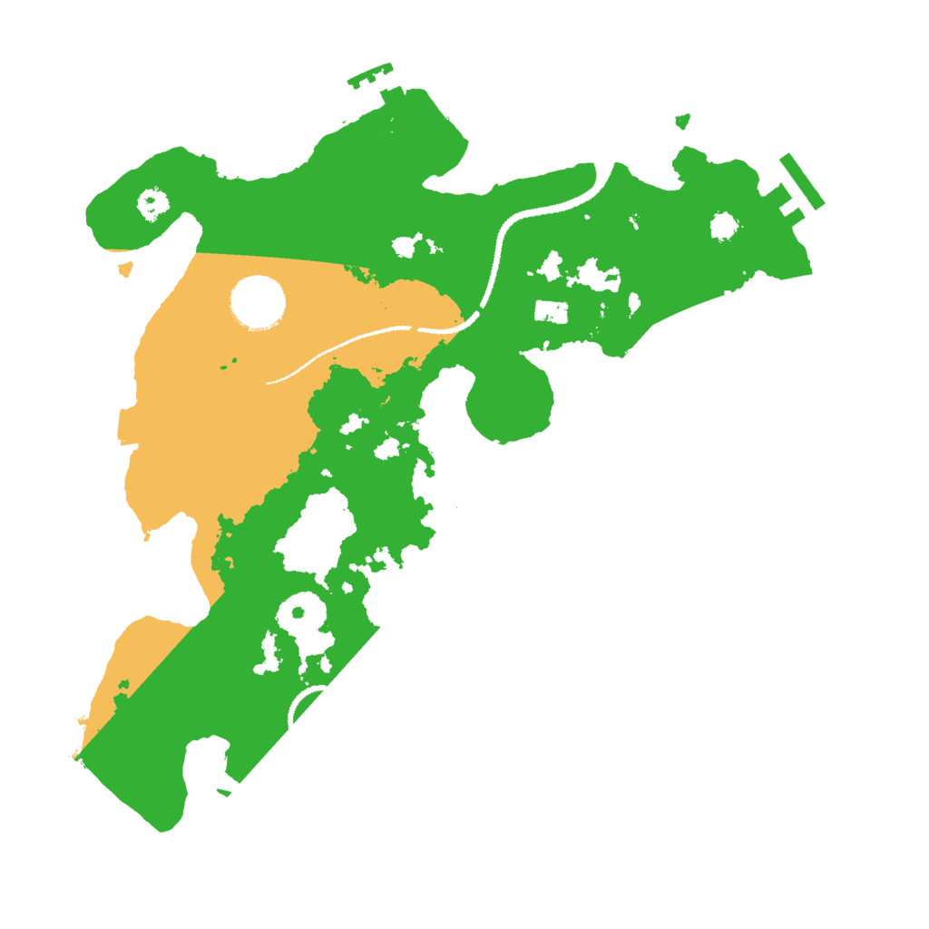 Biome Rust Map: Procedural Map, Size: 3000, Seed: 391909644