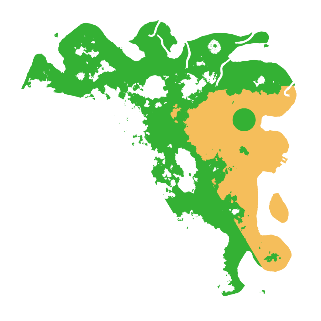 Biome Rust Map: Procedural Map, Size: 3700, Seed: 615068426