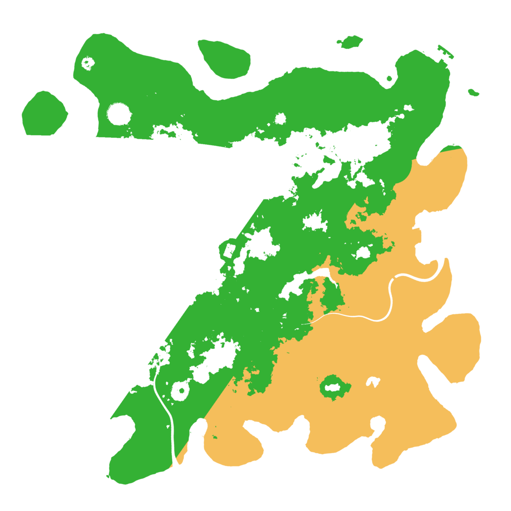 Biome Rust Map: Procedural Map, Size: 4000, Seed: 5425