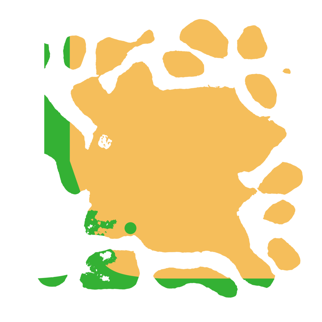 Biome Rust Map: Barren, Size: 3600, Seed: 456173