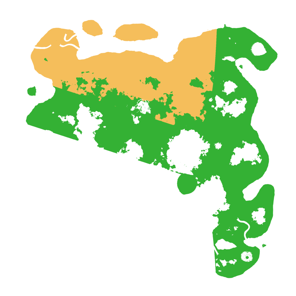 Biome Rust Map: Procedural Map, Size: 3999, Seed: 7