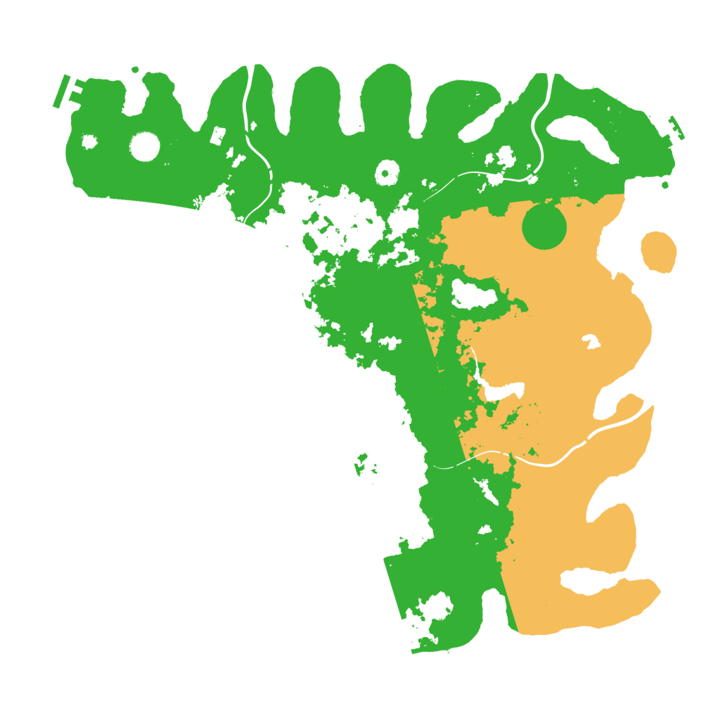 Biome Rust Map: Procedural Map, Size: 4250, Seed: 4678