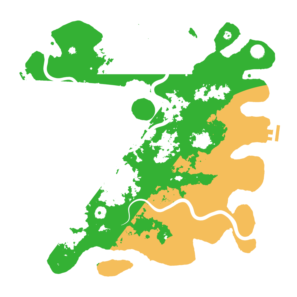 Biome Rust Map: Procedural Map, Size: 3700, Seed: 1801649475