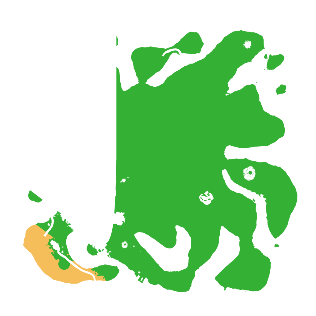 Biome Rust Map: Procedural Map, Size: 3600, Seed: 1458857353