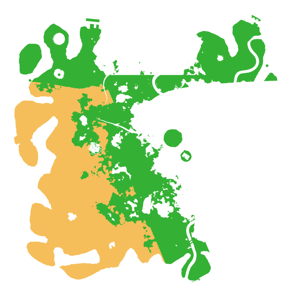 Biome Rust Map: Procedural Map, Size: 4500, Seed: 66656526