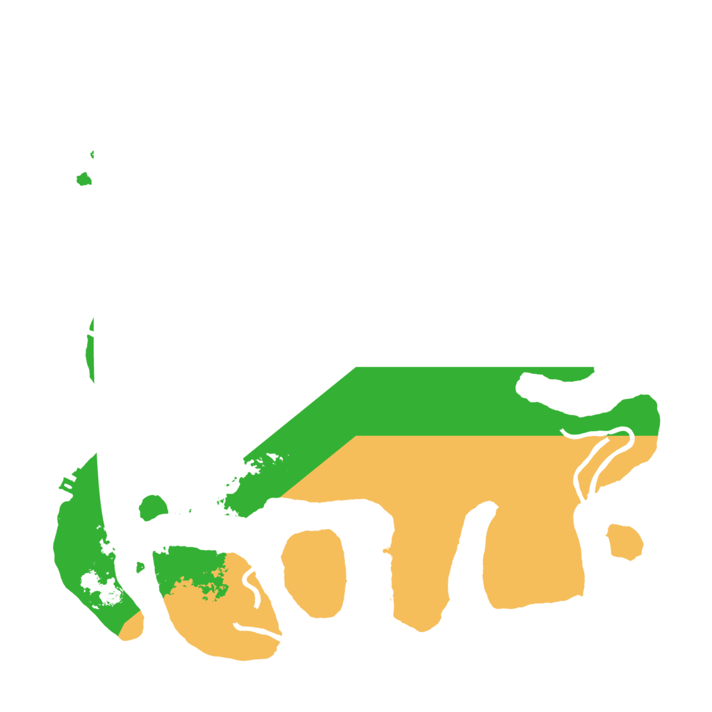 Biome Rust Map: Procedural Map, Size: 3500, Seed: 415187