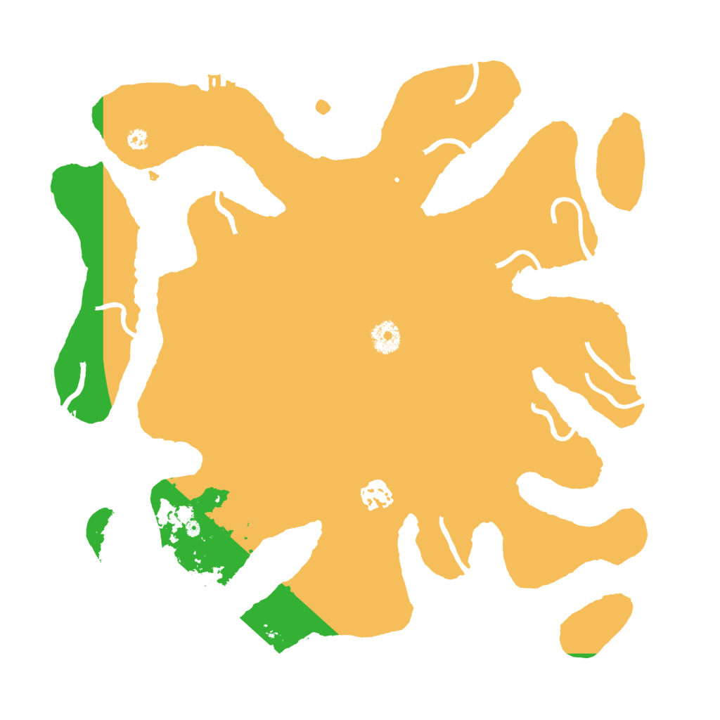 Biome Rust Map: Procedural Map, Size: 3500, Seed: 171694