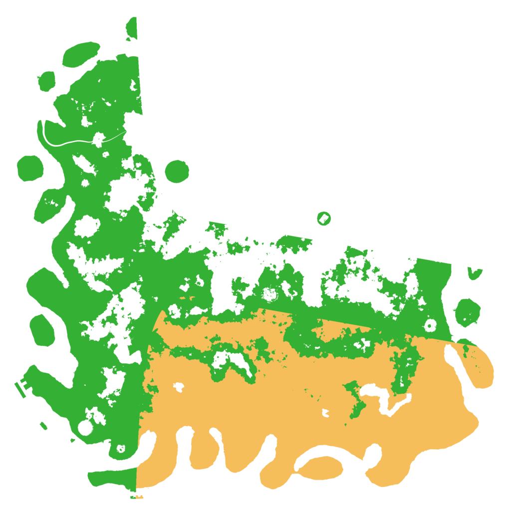 Biome Rust Map: Procedural Map, Size: 6000, Seed: 1546436419