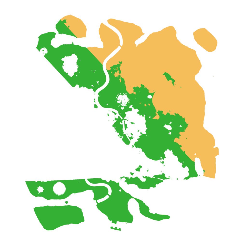 Biome Rust Map: Procedural Map, Size: 3500, Seed: 794634