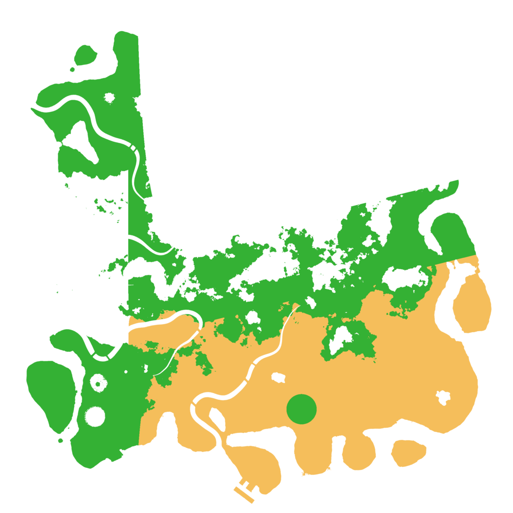 Biome Rust Map: Procedural Map, Size: 4500, Seed: 641077821