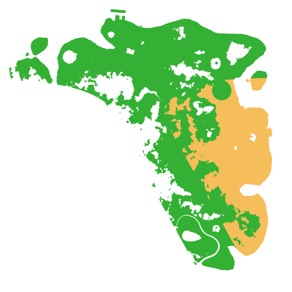 Biome Rust Map: Procedural Map, Size: 4000, Seed: 925061